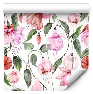 Tappezzerie Fuchsie - fiori decorativi e sboccianti in caldi colori naturali