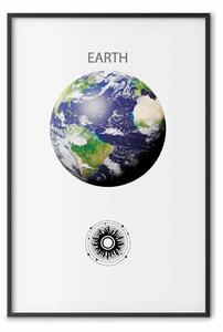Poster: Pianeta verde II - Terra astratta