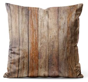 Cuscino in velluto Composizione legno - assi legno