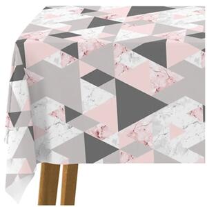 Tovaglie da tavolo Triangoli polvere - minimalista rosa