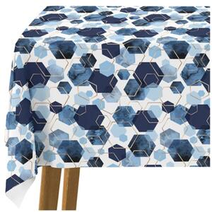 Tovaglie da tavolo Esagoni eleganti - motivi geometrici su sfondo bianco