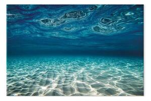 Quadro Oceano blu - mare profondo con onde e sabbia turchese