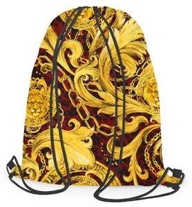 Sacca zaino Ornamenti dorati - foglie acanto stile barocco