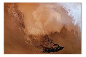 Quadro moderno Astrazione dipinta - colori intrecciati del deserto