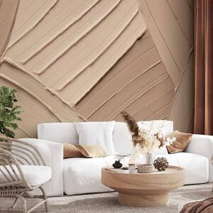 Carta da parati moderna Texture decorativa - composizione artistica in colori caldi