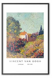 Poster: Paesaggio - riproduzione di Vincent van Gogh in edizione moderna