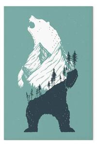 Quadro contemporaneo Orso - animale foresta