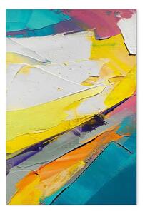 Quadro Colori astratti - composizione spatola