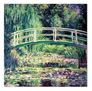 Riproduzione Claude Monet - Bridge over a Pond of Water Lilies