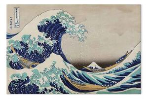 Riproduzione quadro Hokusai Katsushika - La grande onda di Kanagawa