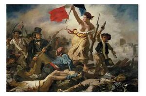 Quadro famoso Eugène Delacroix - La Libertà che guida il popolo
