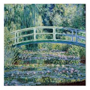 Riproduzione Claude Monet - Water Lilies and Japanese Bridge