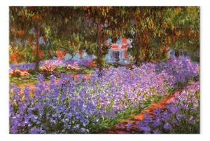 Riproduzione Claude Monet - Il giardino dell'artista a Giverny