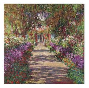 Riproduzione Claude Monet - Il giardino dell'artista a Giverny