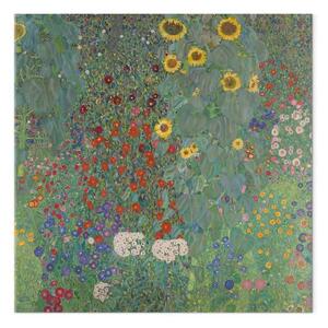 Riproduzione Gustav Klimt - Farm Garden with Sunflowers