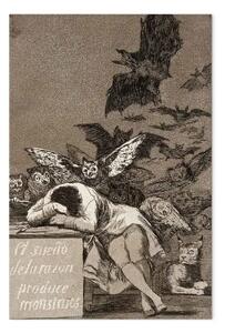 Quadro famoso Francisco Goya - The Sleep of Reason Produces Monsters