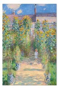 Riproduzione Claude Monet - The Artist's Garden at Vétheuil