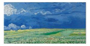 Riproduzione quadro Vincent van Gogh - Wheatfield under thunderclouds