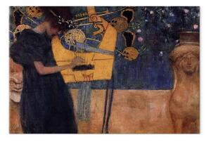 Riproduzione Gustav Klimt - Die Musik