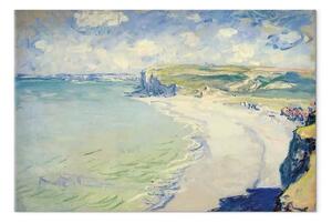 Riproduzione Claude Monet - Spiaggia a Pourville