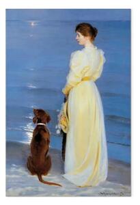 Quadro famoso Peder Severin Kroyer - Summer evening at Skagen