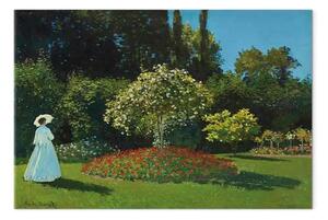 Riproduzione Claude Monet - Woman in the Garden