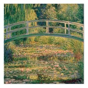 Quadro famoso Claude Monet - Bridge over a Pond of Water Lilies