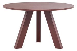 Tavolo da pranzo rotondo in rovere massiccio ø 129 cm Rhonda – WOOOD