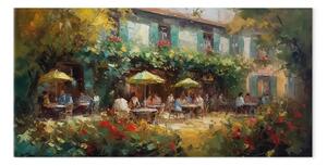 Quadro moderno Caffè in estate - Monet