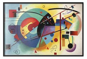 Poster: Astrazione pittorica - composizione ispirata all'opera di Kandinsky