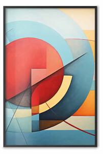 Poster: Decostruttivismo - composizione geometrica nello stile di Kandinsky