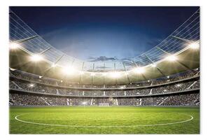 Quadro contemporaneo Stadio calcio - illuminato prima pezzita