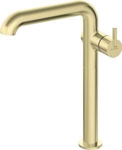 Tall basin mixer with rectangular spout