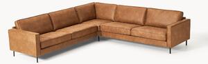 Divano angolare XL in pelle Hunter