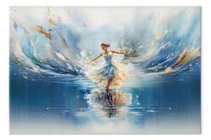 Quadro moderno Bellezza danza - ballerina lago