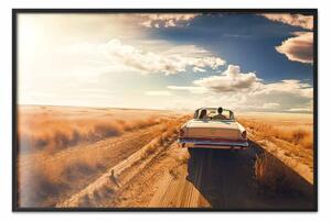 Poster: Una coppia in viaggio - un viaggio americano attraverso la campagna