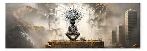 Quadro Mente contemporanea - una creazione ispirata a Banksy
