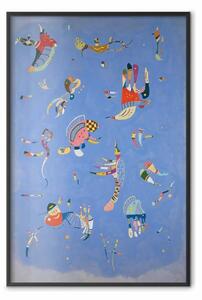 Poster: Blu - una composizione con forme astratte di Kandinsky
