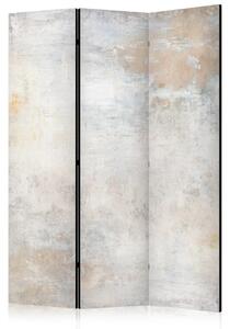 Paravento separè Poesia artistica - sfondo astratto con colori beige chiaro