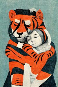 Illustrazione My Tiger And Me, Treechild