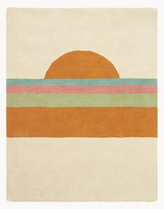 Tappeto per bambini fatto a mano Sunset Orange, varie misure