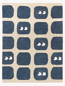 Tappeto per bambini fatto a mano Bidules Navy, varie misure