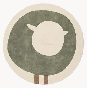 Tappeto per bambini fatto a mano Sheep Khaki