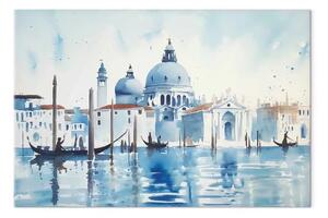Quadro moderno Venezia - acque calme e architettura storica all'alba