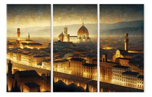Quadro moderno Firenze - Vista della città del Rinascimento e dell'arte