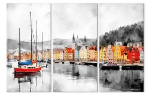 Quadro contemporaneo Bergen - porto norvegese