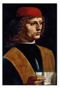 Riproduzione quadro Leonardo da Vinci - Ritratto di musicista