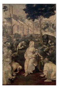 Quadro famoso Leonardo da Vinci - Adorazione dei Magi