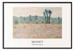 Poster: Claude Monet - Campo di papaveri