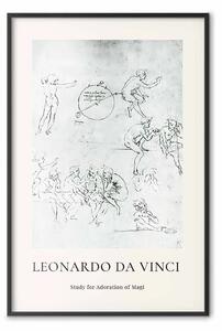 Poster: Leonardo da Vinci - Studio dell’Adorazione dei Magi